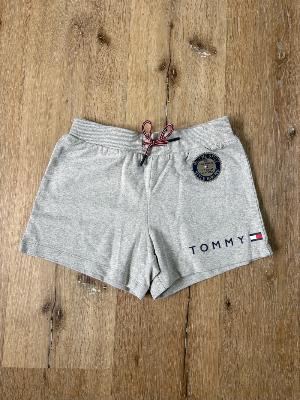 Tommy Hilfiger Light Gray Logo Drawstring Shorts